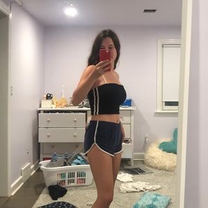 Brandy Melville Two strip onside tube top